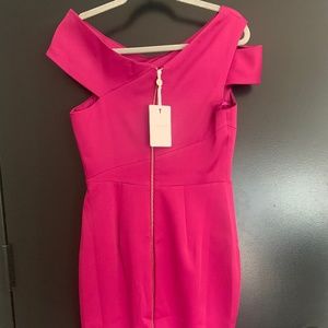 Ted Baker BRT Pink midi body on dress